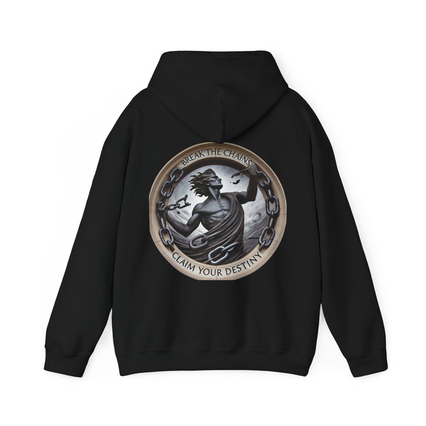 StoicLift Heavy Blend Hoodie - "Break the chains, claim your destiny."