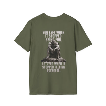 "Stayed Anyway" – Regular Fit Tee