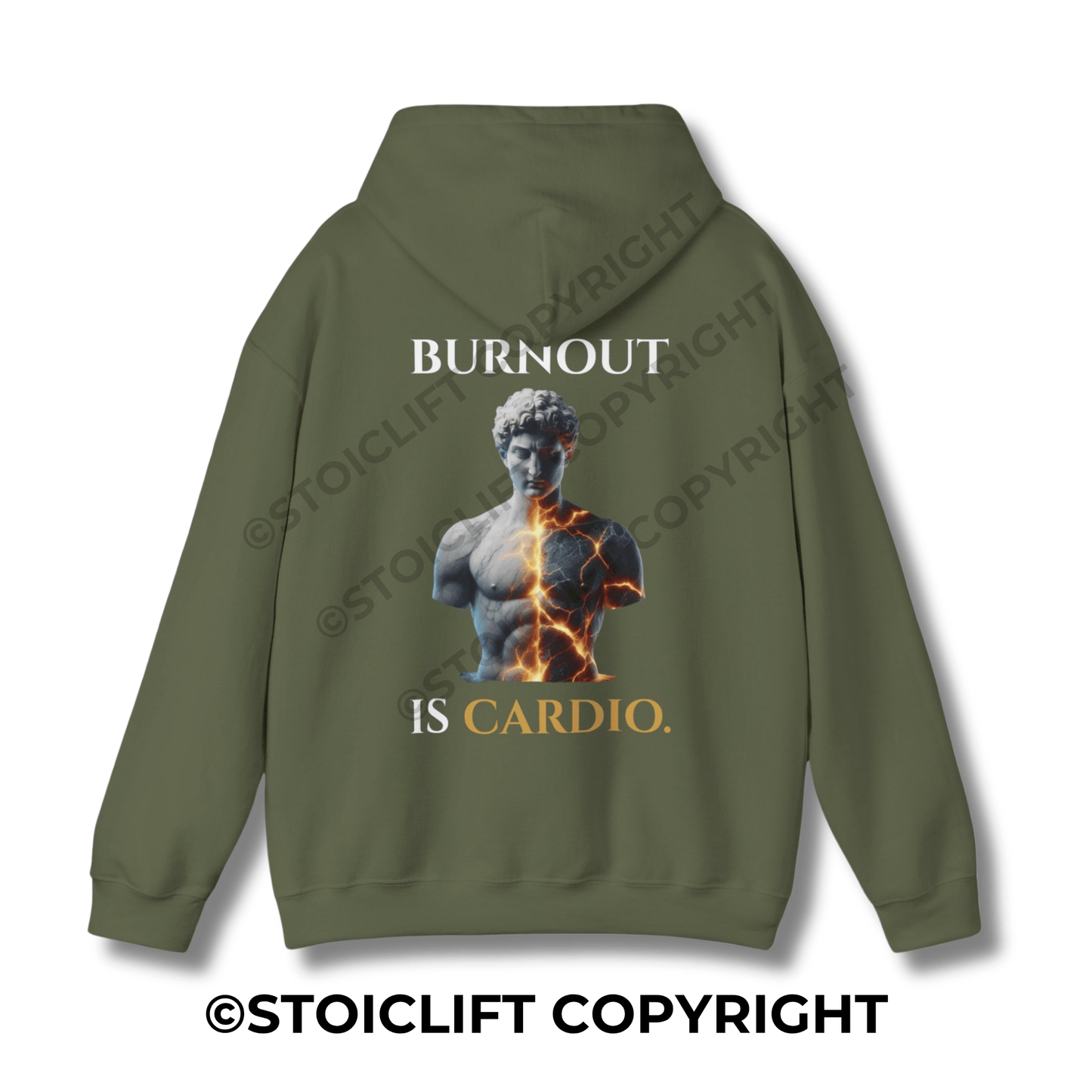 "BURNOUT IS CARDIO." - Hoodie