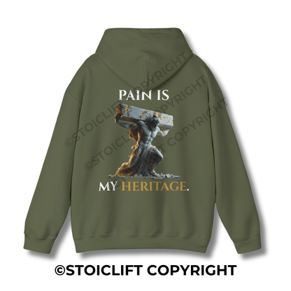 "PAIN IS MY HERITAGE." - Hoodie