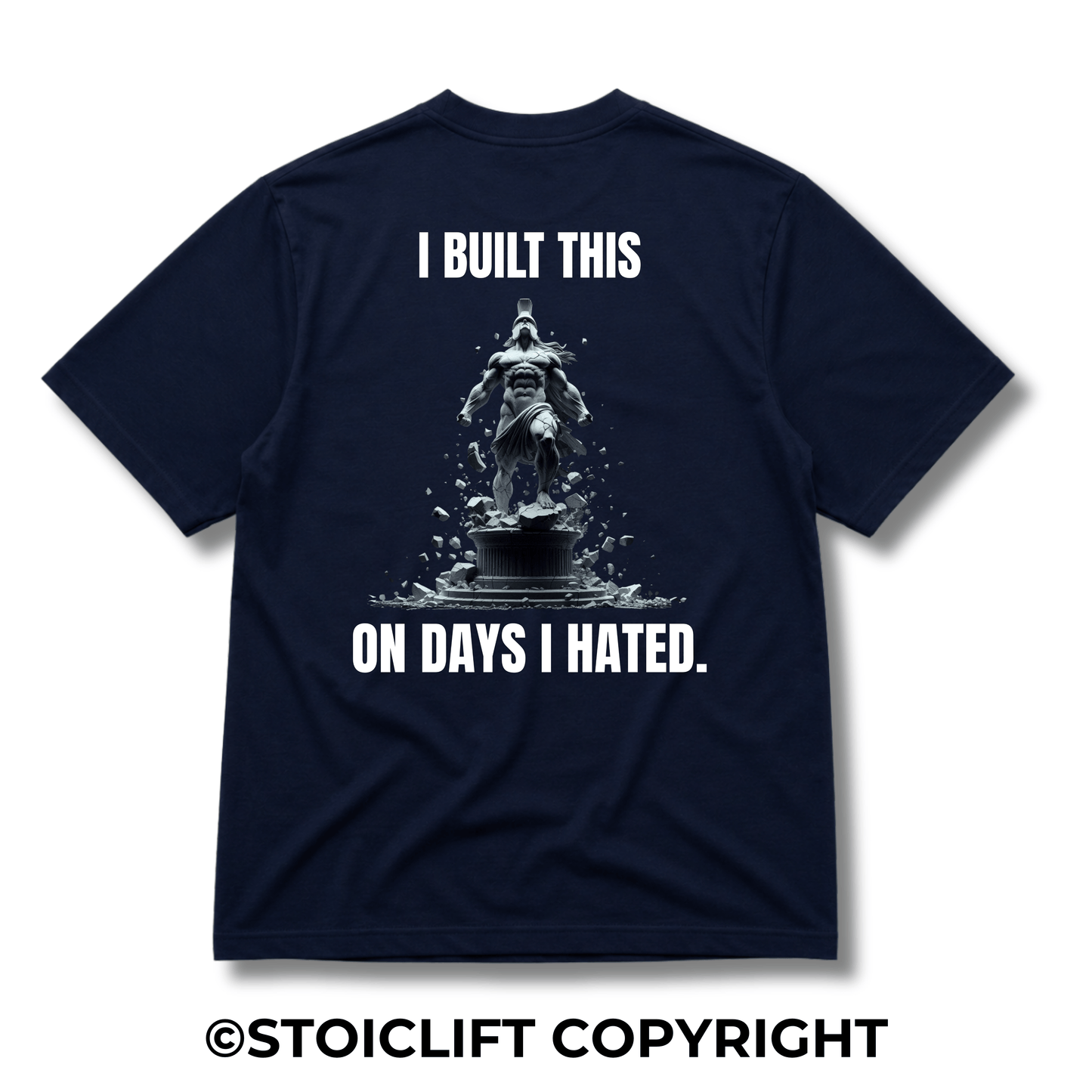 "I BUILT THIS ON DAYS I HATED." - Heavyweight Oversized Tee