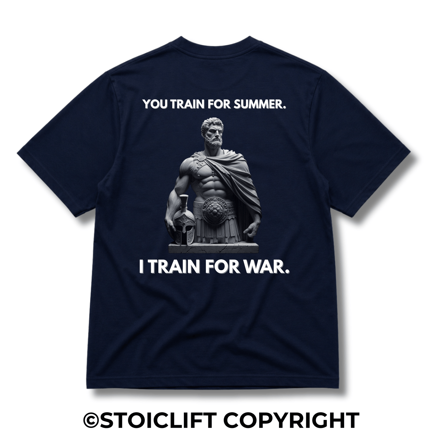 "You Train For Summer. I Train For War." - Heavyweight Oversized Tee