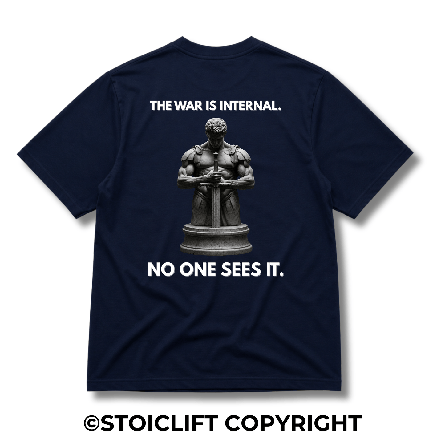 "THE WAR IS INTERNAL." - Heavyweight Oversized Tee