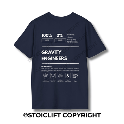 StoicLift Unisex Softstyle T-Shirt – "GRAVITY ENGINEERS"
