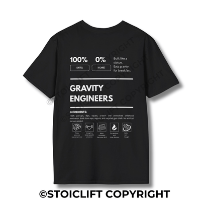 StoicLift Unisex Softstyle T-Shirt – "GRAVITY ENGINEERS"