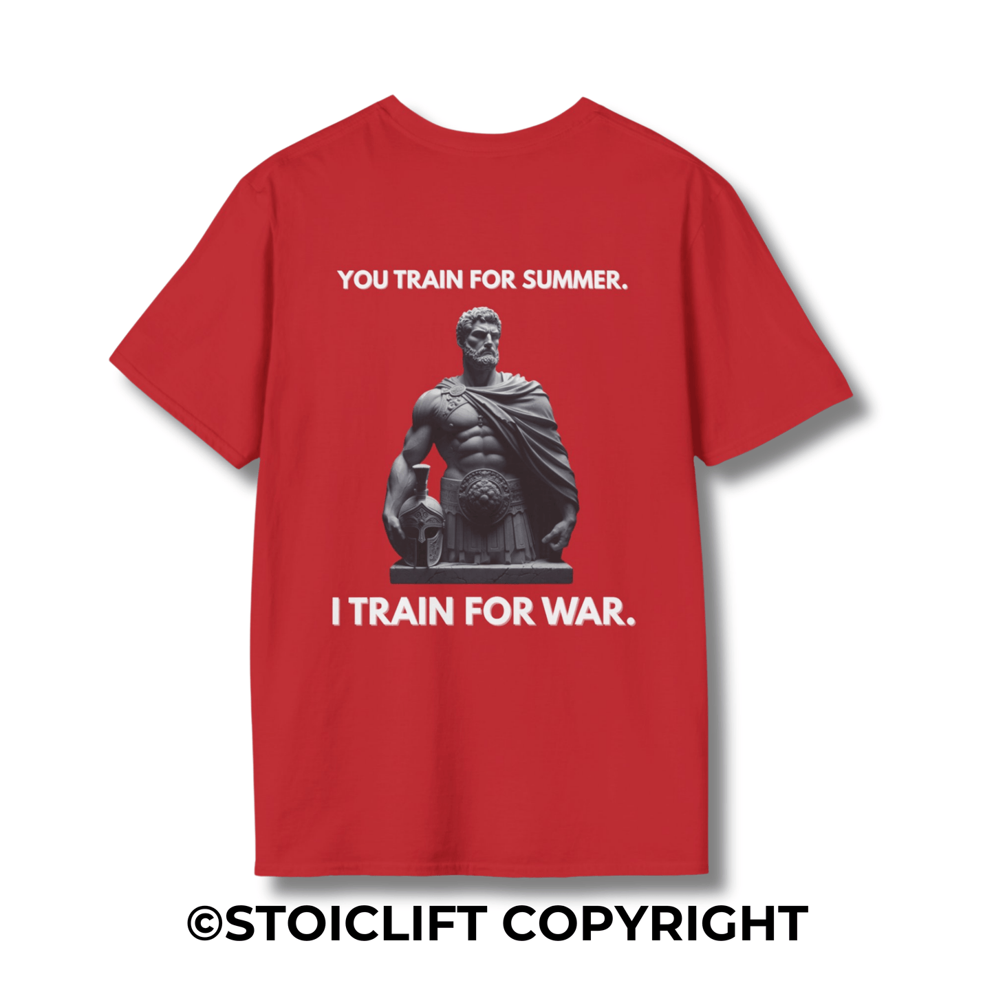 "YOU TRAIN FOR SUMMER. I TRAIN FOR WAR." – T-Shirt
