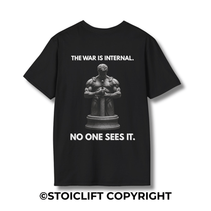"THE WAR IS INTERNAL." – T-Shirt