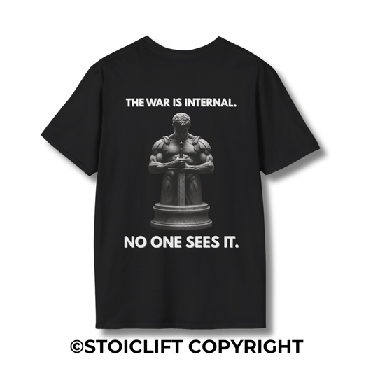 "THE WAR IS INTERNAL." - Regular Fit Tee