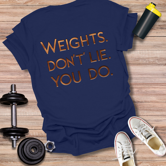 StoicLift Unisex Softstyle T-Shirt – "Weights don't lie, You do."