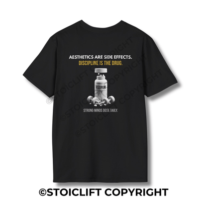 StoicLift Unisex Softstyle T-Shirt – "AESTHETICS ARE SIDE EFFECTS."