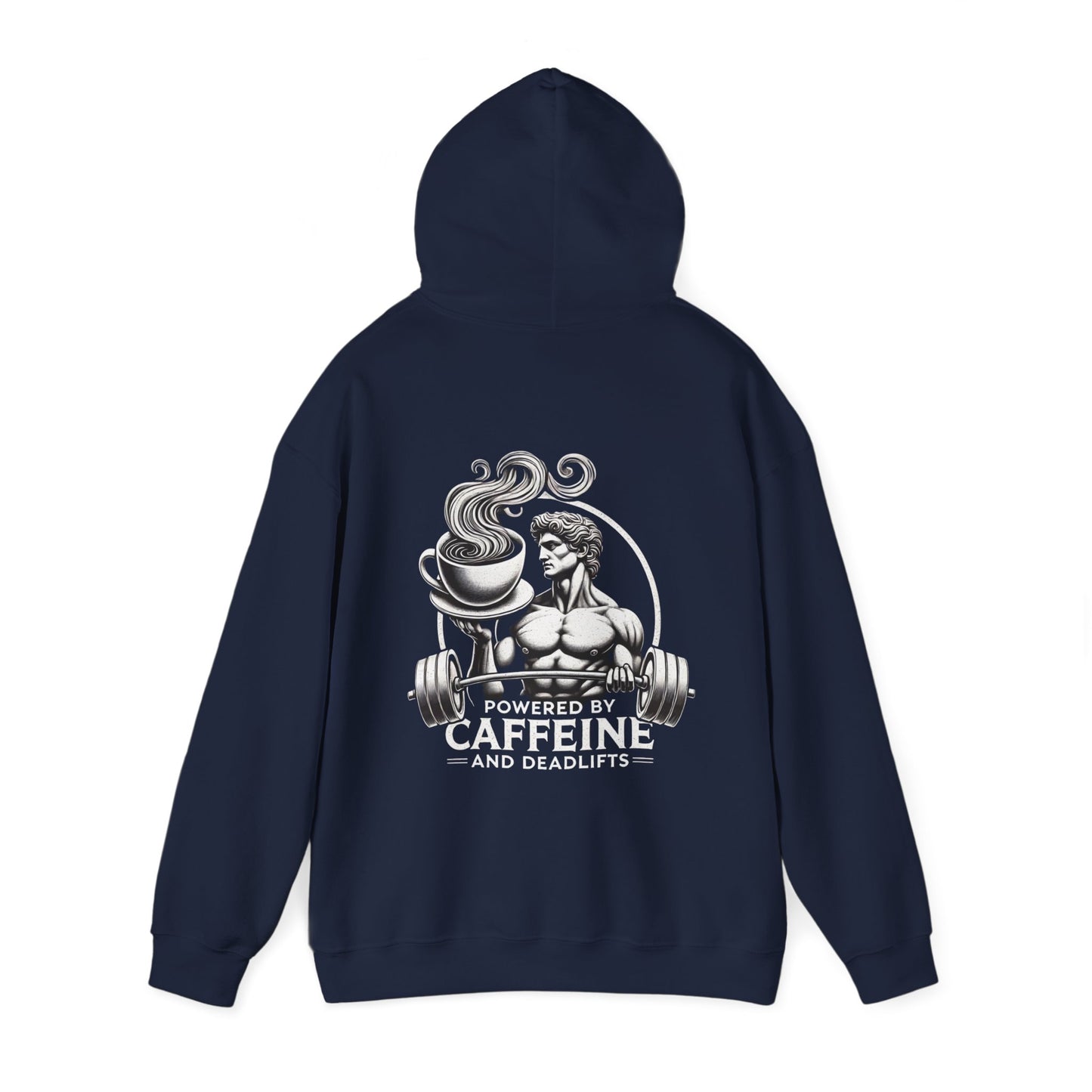 StoicLift Heavy Blend Hoodie - "Powered by caffeine and deadlifts."