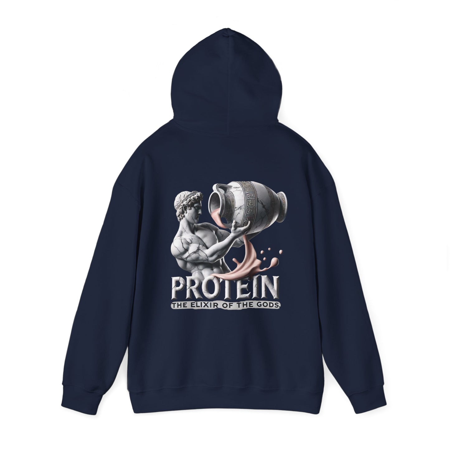 StoicLift Heavy Blend Hoodie - "PROTEIN. THE ELIXIR OF THE GODS."