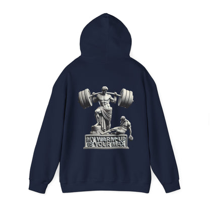 StoicLift Heavy Blend Hoodie - "My warm-up is your max."