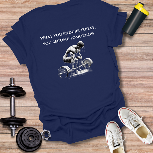 StoicLift Unisex Softstyle T-Shirt – "What you endure today, you become tomorrow."