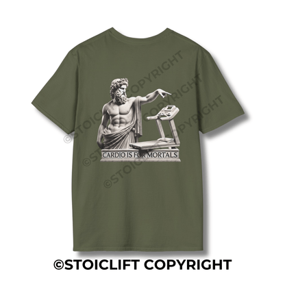 StoicLift Unisex Softstyle T-Shirt – "Cardio is for mortals."