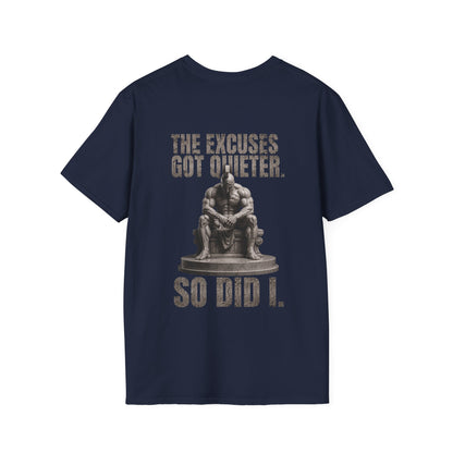 "The Excuses Got Quieter" – Regular Fit Tee
